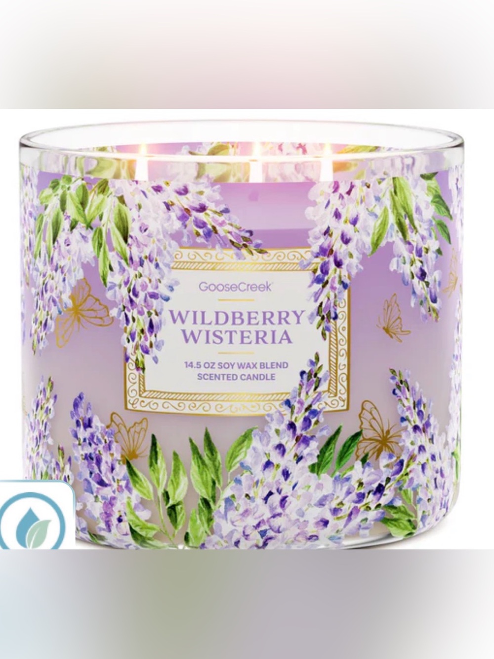 Goose Creek Wildberry Wisteria Scented Candle - Lavender 14.5 oz
